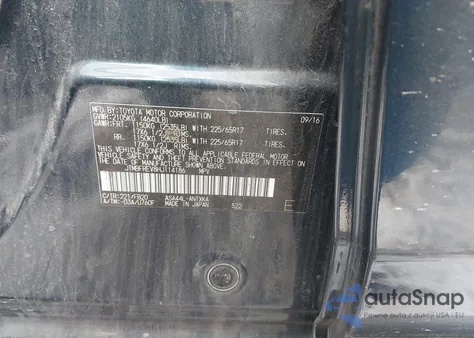 2017 Toyota Rav4 Le z USA, uszkodzony, nr VIN JTMBFREV8HJ114186